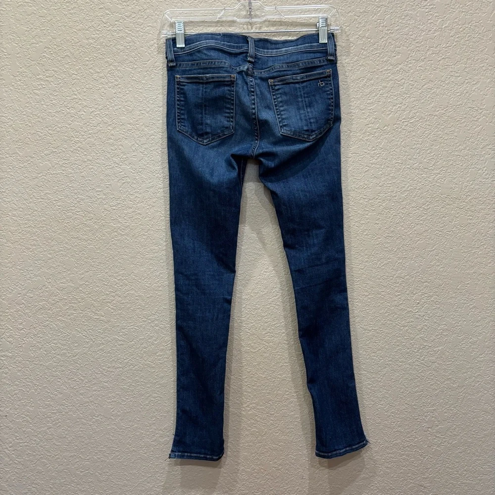 RAG & BONE Capri Denim Skinny Jeans in Rae Size 25 Minimalist Emo Indie